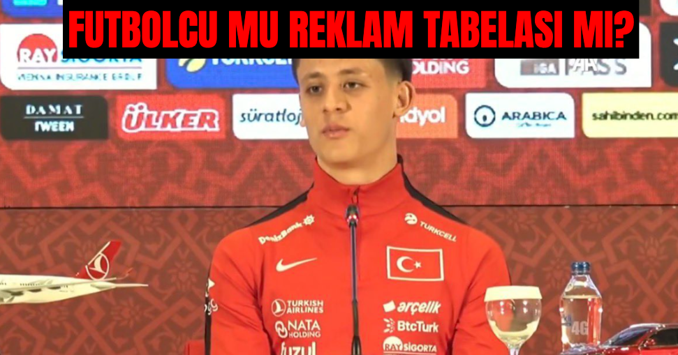 TFF'ye Büyük Tepki... Millileri Reklam Tabelasına Çevirdiler