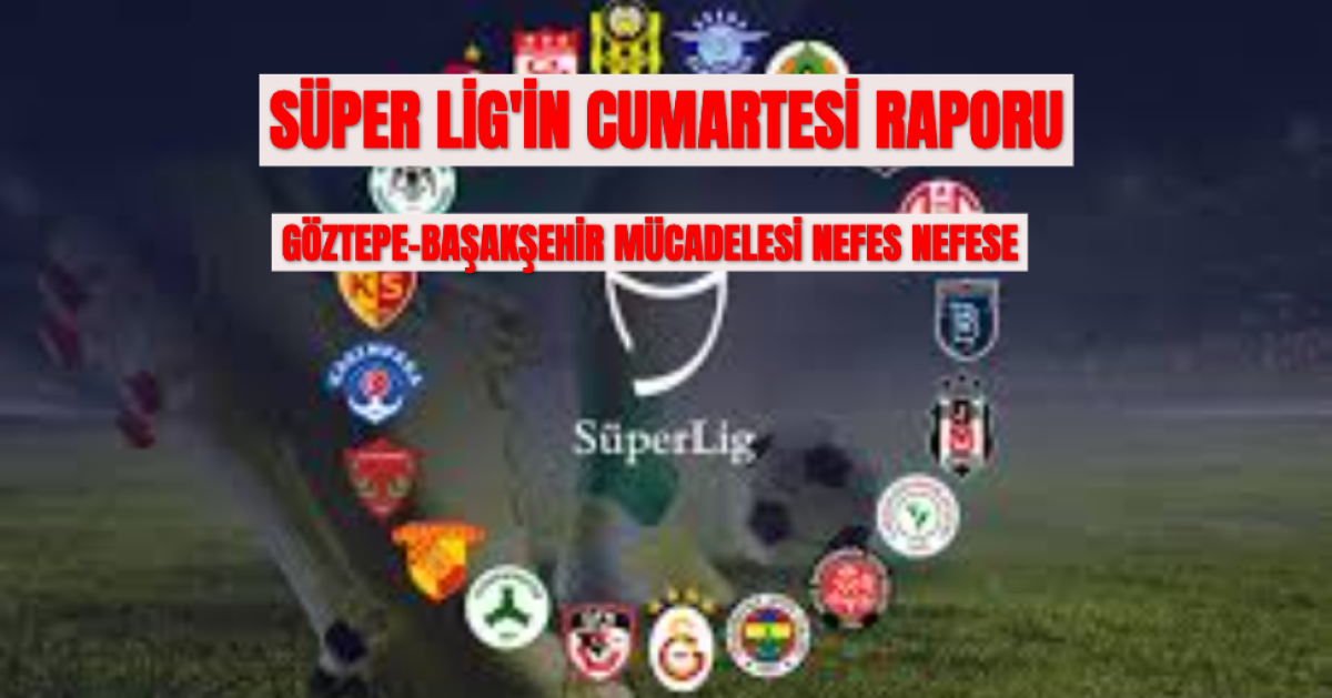 Süper Lig'de Cumartesi Raporu... Göztepe-Başakşehir Yarışı Nefes Nefese