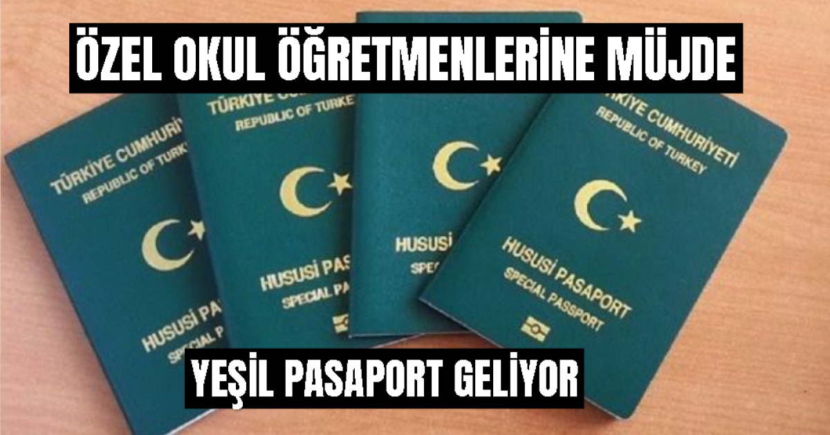 Özel Okul Öğretmenlerine Müjde
